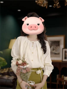 เสื้อเชิ้ตแขนยาวสไตล์ฮ่องกงย้อนยุคสำหรับผู้หญิงในฤดูหนาว เสื้อเชิ้ตทรงเข้ารูปสไตล์ใหม่พร้อมกลิ่นชา ชุดทำงานสไตล์เกาหลี