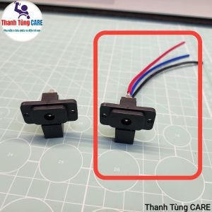 [Hàn sẵn dây] Cổng sạc 3 chân tự ngắt cho xe điện trẻ em 6V - 12V