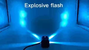 Mini Driving Light Blue Eye 4 Modes Mini Driving Lights Full Set  Anti-Fog Waterproof Bike Car Motorcycle Universal