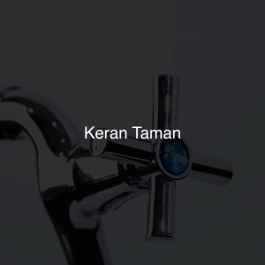 VONE Kran Air Tembok Keran Taman Kamar Mandi Bak Plastik ABS Chrome A2407