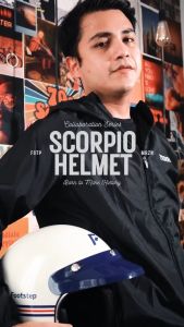 Footstep Footwear x Marzano Helm Retro Bogo Scorpio Series Original
