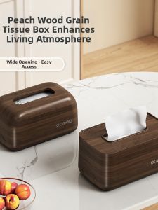 WEIMEIYUAN | Vintage Walnut Wood Design Tissue Box