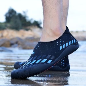 Couple Treadmill Shoes Quick-Drying Anti-Cut Snorkeling Wading Shoes Female Driving Sea Thick Bottom Five Finger Upstream Diving Beach Socks Male