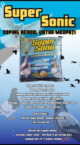 SUPER SONIC - BURUNG MERPATI BALAP JAMU OBAT GIRING