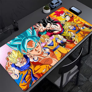 Bandai | Natural Rubber Mouse Pad DBZ Dragon Ball Anime Game Computer HD Mousepad Gaming Accessories Tablet Varmilo Keyboard Pad Mausepad