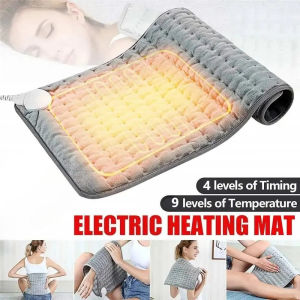 SUITU | 9 Heat Levels Temperature Control Hot Compress Fast Heating Mat Electric Heating Pad for Back and Leg Pet Warming Mat Home Use