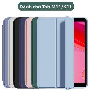 Ốp Lưng Lenovo Tab M11 2024 Xiaoxin Pad 11 2024 Kiểu Gập Ba Có Giá Đỡ Mặt Lưng Mềm Có Chức Năng Tự Động Bật/tắt Màn Hình Chống Sốc
