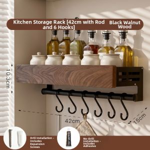 FANHAN | Wall-mounted Multifunctional Kitchen Storage Rack