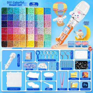 XIONGBUFAN | DIY Bean Bead Kit Complete Accessories Press Type Pen Iron Transfer Sheet