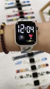 LAKOE Jam Tangan Anak Led Jam Tangan Anak Gelang Elektronik Kids Digital Watch Motif Kartun
