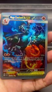 PTCG Collection DIY Cards Mega Charizard X ex Charizard GX EN Self Made Single Card Classic Game Anime Card Gift Toy