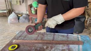 ใบขัดกระดาษทราย 4 นิ้ว กระดาษทรายซ้อน 100ใบ เบอร์ 406080100120 ใบขัดไม้ ขัดเหล็ก จานทรายซ้อนหลังแข็ง