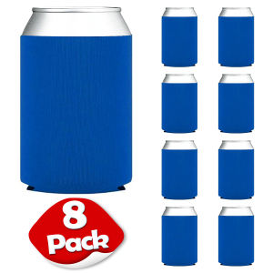 8 Pack 300ml/10oz Beer Bottle Insulator Sleeves Insulated Reusable Cup Covers for Cans and Bottles Drink Cooler Sleeve Set