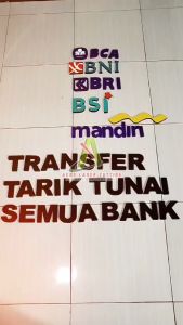 LOGO SEMUA AGEN BANK/LOGO BCA | LOGO BNI | LOGO BRI | LOGO MANDIRI | LOGO BSI | LOGO AKRILIK SEMUA BANK
