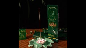 [OCOP 4 SAO - CAO CẤP] Hộp 60 que hương bài cao cấp Tân Nguyên rễ cây hương bài tự nhiên sạch không hóa chất