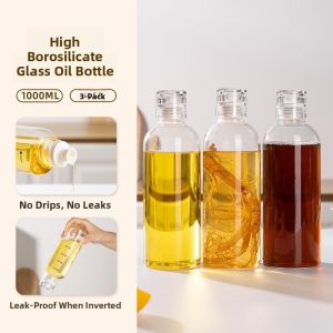 Besee | No-residue Soy Sauce and Vinegar Dispenser High-borosilicate Glass