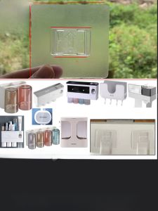 Ecoco Bathroom Mop Holder: A Strong Adhesive Stick-on Rack Hook & Wall-Mounted Cleaning Tool