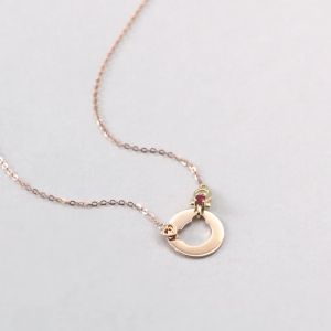Chow Sang Sang 周生生 Minty Collection 18K Gold Ruby Candy Bear Necklace 92100N FLASH SALE