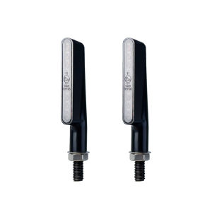 E24 8mm Motorcycle 9Led Turn Signal Light Indicator Lights Flasher Arrows Lamp Black For Honda Yamaha kawasaki Cafe Racer