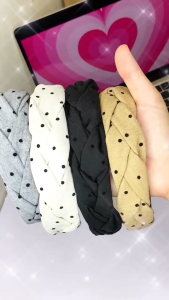 [B011] Bờm tóc/Băng đô chấm bi phong cách Nhật Bản dành cho nữ băng đô cao cấp