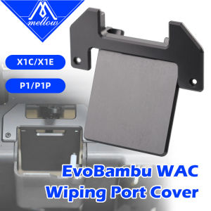 Mellow EvoBambu CNC Metal Wiper Upgrade Kit for Bambu Lab X1 / P1 Series DIY 3D Printer Accessories Parts