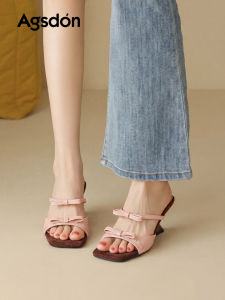 Agsdon | Non-Tiring Heel-Friendly Slip-On Sandals High Heels