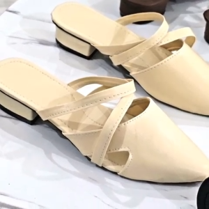 Sepatu Mules Wanita Heels Hak 3 Cm EL.01 SU28