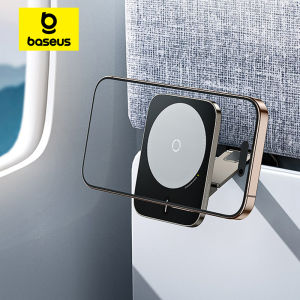 BASEUS | Baseus Airplane Phone Holder Portable Magnetic Phone Stand Holder for iPhone 12-16 Pro Kitchen Travel Wall Desk Car Phone Mount