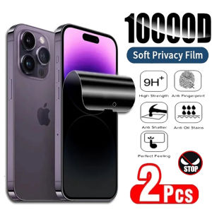 2Pcs Privacy Hydrogel Film For iPhone 6 7 8 14 13 12 11 15 16 Pro Max Plus Mini Anti-Spy Screen Protector For iPhone X XR XS Max