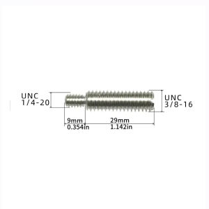 Bộ Chuyển Đổi Ốc Vít Máy Ảnh 2 Cái/4 Cái Chuyển Từ 1/4" Sang 3/8" Đầu Nối Đực Giá Đỡ Tripod Khớp Nối Cho Máy Quay Video Đèn Flash Micro Giá Đỡ Lồng Máy Quay