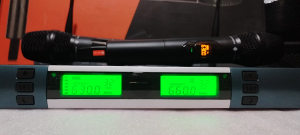 Tosunra KMC8 Wireless Microphone System with Two Microphones and Receiver Unit