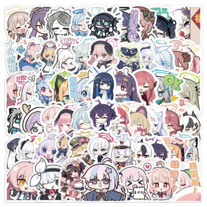 Anime Game Xanh Lưu Trữ Kawaii Cô Gái Dán 10/30/60 Bộ Cho DIY Laptop Nước Điện Thoại Trang Trí Hoạt Hình Đề Can
