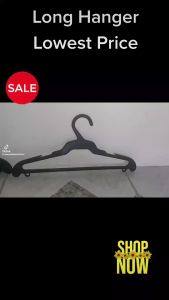 Flat Hanger LONG 16 inches - MAKAPAL (24 pcs/ 2 Dozen)