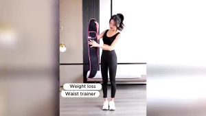 【COD】Waist Trainer Belt Men & Women Sauna Sweat Waist Trimmer Body Shaper for Workout