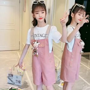 วัตถุดิบเครื่องนอน ชุดเอี๊ยมเด็ก กางเกงเด็กหญิง รูปวัตถุของสิ่งนอน 12 ชิ้น การตกแต่การ์ตูนลูกวัว