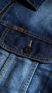 Jaket Denim Stretch Lengan Panjang MJF177