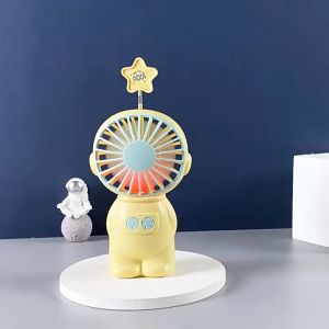 พัดลมเนื้อเยื่อ พร้อมไฟLED เบื้องตัว FY040 พัดลมเล็กพกพา พัดลมพกพา พัดลมตั้งโต๊ะ พัดลมตั้งโต๊ะทำงาน พัดลมชาร์จ