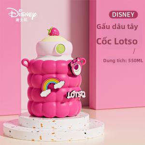 Disney | Disney Kids Large Capacity Straw Water Bottle Portable Insulated Tumbler Direct Drink Big Belly Cup Cartoon Style Stainless Steel