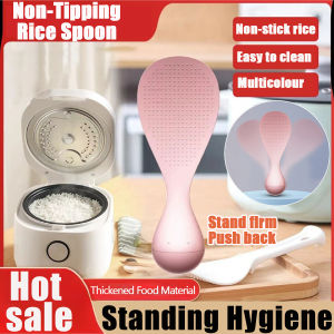Tumbler Non-stick Rice Rice Spoon High Temperature Resistant ABS Household Vertical Non-injury Pot Rice Spoon Easy to Clean