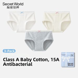 Secret World | Antibacterial Cotton Briefs Extended Crotch