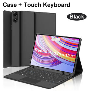 For Xiaomi Redmi Pad Pro 12.1 Inch Case Keyboard Cover for Xiaomi POCO Pad 12.1 Inch 2024