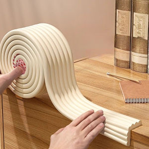 Self Adhesive Corner Guards 2 Meters Waterproof Foam Edge Protector for Table Wall Skirting Collision Defence Safety Strip