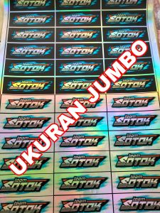 Stiker Team Sotok | stiker audio | Stiker Sound | Stiker Hologram | Stiker 1 Lembar | Stiker Pack Ukuran 31cmx47cm JUMBO