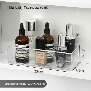 Bathroom Cabinet Storage Box Cosmetic Organizer Slanted Mouth Washroom Storage Shelf Toilet Mirror Cabinet Storage Solution