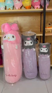 Cartoon Kuromi Long Pillow Plush Toy Doll Melody Stuff Toys For Girls Huggable Plushie Soft Sleeping Pillow Dolls Children Birthday Gift For Kids