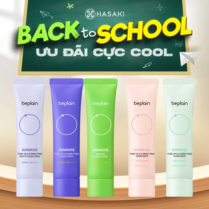 Kem Chống Nắng Beplain Sunmuse Sunscreen SPF50+ PA++++ 50ml Hasaki Sản Phẩm Chính Hãng