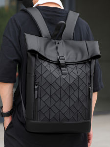 Túi Đeo Vai Da Đen Cho Nam Sinh Viên Túi Du Lịch Công Sở Túi Đựng Máy Tính 2025 Túi Đeo Vai Đôi Mới Túi Đựng Máy Tính 15 Inch