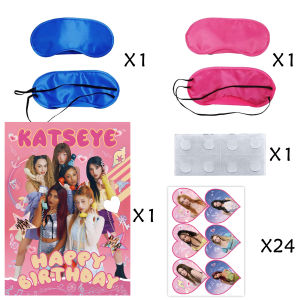 Kpop Katseye Birthday Decoration Party Tableware Tablecloth Cup Plate Napkin Bag Stickers Baby Shower Kpop Party Favors Supplies