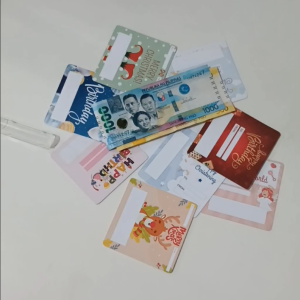 6 pcs Assorted Christmas Money Card - New Christmas Ampao for money gift giving - Actual Money not included