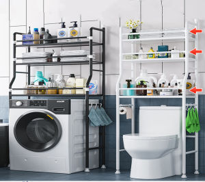ORDNEVO 3-Tier Bathroom Space Saver Toilet Shelf Rack Storage Bathroom Shelf Bathroom Organization Toilet